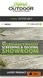 Mobile Screenshot of chippysoutdoor.com.au